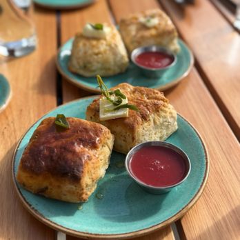Sage Leaf - Sage butter biscuits with strawberry jam - American Near Me - Reno, Nevada