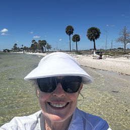 Deb at Indian beach .
