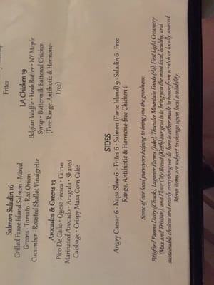 Menu photo 5 Label Pittsford, NY