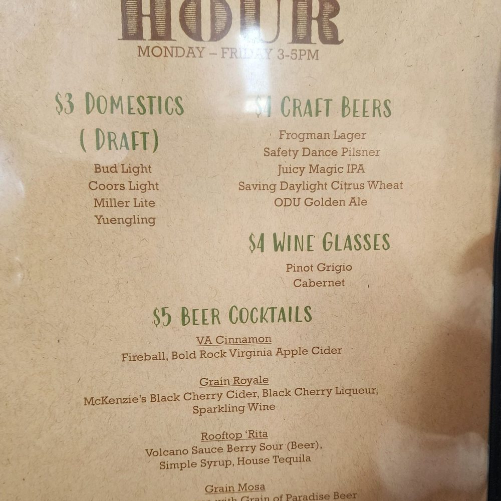 Grain - Beer Gardens Near Me - Norfolk, Virginia