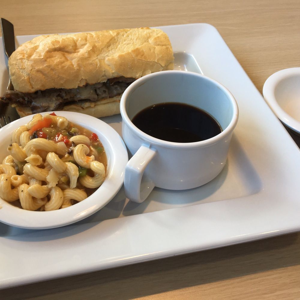 McAlister's Deli - French dip with pasta salad - Salad Near Me - Plainfield, Indiana McAlister's Deli - French dip with pasta salad - Salad Near Me - Plainfield, Indiana