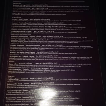 5West Brew Pub and Kitchen - Beer menu - Gastropubs Near Me - Burlington, Ontario