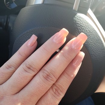 LCS Nails - Nude coffin nails by Ann Perfect every time! Ready for my vacation! - Nail Salons Near Me - Frisco, Texas LCS Nails - Nude coffin nails by Ann Perfect every time! Ready for my vacation! - Nail Salons Near Me - Frisco, Texas