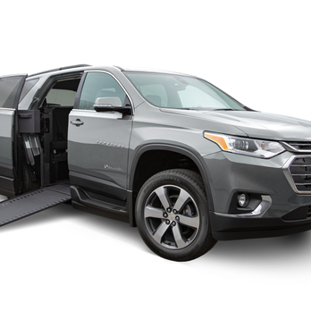 Clock Mobility - Chevy Traverse Wheelchair SUV available from Clock Mobility - Mobility Equipment Sales & Services Near Me - Traverse City, Michigan Clock Mobility - Chevy Traverse Wheelchair SUV available from Clock Mobility - Mobility Equipment Sales & Services Near Me - Traverse City, Michigan