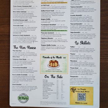 Le Peep Restaurant - Menu - American Near Me - Evanston, Illinois Le Peep Restaurant - Menu - American Near Me - Evanston, Illinois