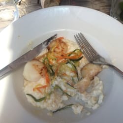 Restaurant le Nautic - St jacque au risoto a la truffe