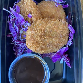Bon Bon Sandwiches - Korokke (like a fried veggie pancake/fritter) - Vietnamese Near Me - Chicago, Illinois
