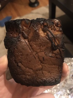 Photo of Tony's Pizza - San Diego, CA, US. Burnt, undercooked, and cold food.