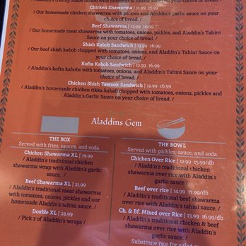 Aladdin’s Shawarma - Mediterranean Near Me - Greensboro, North Carolina