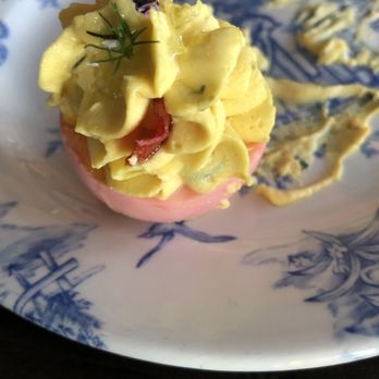 Root & Bone Indianapolis - Small deviled eggs. - American Near Me - Indianapolis, Indiana Root & Bone Indianapolis - Small deviled eggs. - American Near Me - Indianapolis, Indiana
