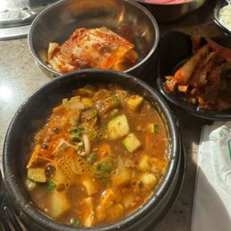 Dangjang jigae ( soybean paste stew) Dangjang jigae ( soybean paste stew)