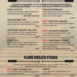 La Place Rendez-Vous Dining & Lounge - Dinner Menu