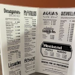 Taqueria Los Altos De Jalisco - Menu