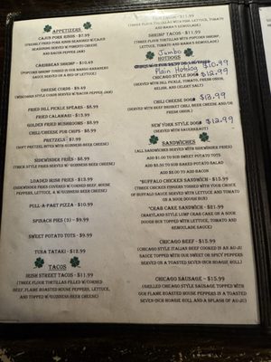 Menu photo 4 Oh Sherri Pub Ohatchee, AL Menu photo 4 Oh Sherri Pub Ohatchee, AL
