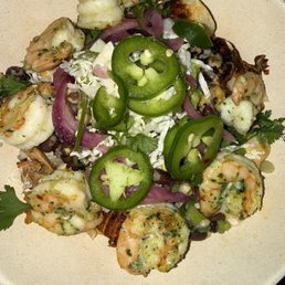 Chicken Enchiladas added shrimp