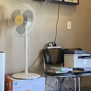 Sakanaya - Printer and cords plus fan on a cardboard box sitting in highly visible location. Messy extension cords. - Sushi Bars Near Me - Vancouver, Washington Sakanaya - Printer and cords plus fan on a cardboard box sitting in highly visible location. Messy extension cords. - Sushi Bars Near Me - Vancouver, Washington