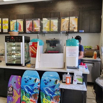 Lawson Station - The shave ice area... Making them fresh! - Convenience Stores Near Me - Honolulu, Hawaii