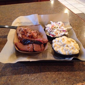 Deep Run Roadhouse - Two meat: brisket and pulled pork, Mac and cheese, coleslaw - Barbeque Near Me - Richmond, Virginia