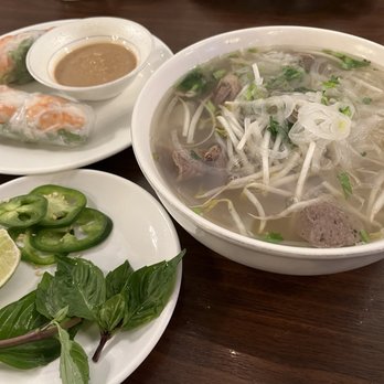 Pho Top - Pho with summer rolls - Vietnamese Near Me - Flushing, New York