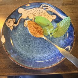 Free tasting of their creme brulee