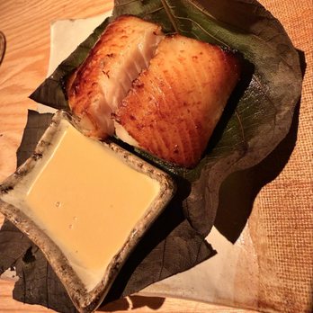 Zuma London - Marinated miso black cod wrapped in hoba leaf - Japanese Near Me - London, XGL Zuma London - Marinated miso black cod wrapped in hoba leaf - Japanese Near Me - London, XGL
