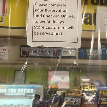 Regency Mart - a sign stating customers to check in and avoid customers will be served first - Convenience Stores Near Me - Richmond, Virginia Regency Mart - a sign stating customers to check in and avoid customers will be served first - Convenience Stores Near Me - Richmond, Virginia