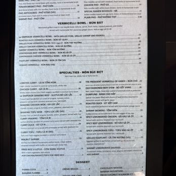 Le Emperor - Menu - Desserts Near Me - Cypress, Texas