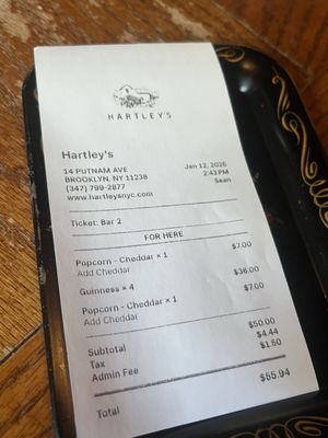 Hartley's by null