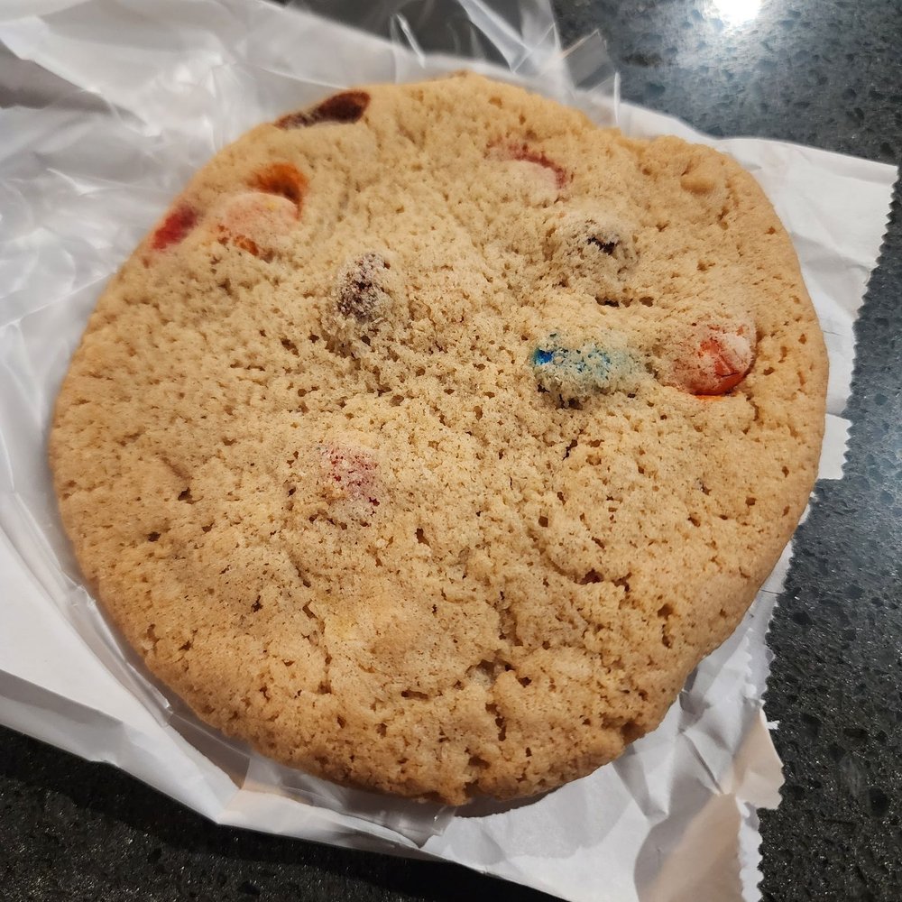 Bee Sweet Cakery - Big azz cookie with m&ms the size of my face - Bakeries Near Me - Buffalo, New York