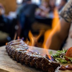 Le Saloon - Rib's flambé au thin