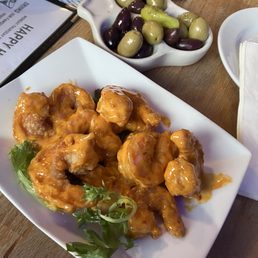 "Boom Boom" Shrimp and Olive Medley "Boom Boom" Shrimp and Olive Medley