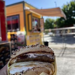 Puddletown Bagels - Double Trouble Sandwich