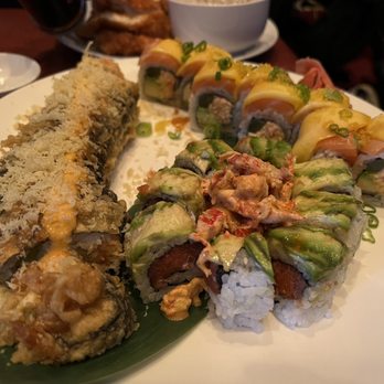 Sushi Katana - Bahama Mama Roll , Tsunami Roll , the other one is with crab but i forgot the namee :D - Sushi Bars Near Me - Orlando, Florida