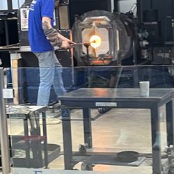 Glass blowing demo