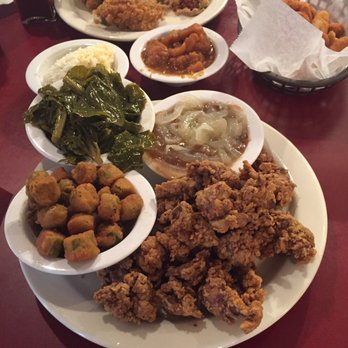 Bullock's Bar-B-Que - Fried chicken liver! I always ask for some gravy and onions by the side - Barbeque Near Me - Durham, North Carolina Bullock's Bar-B-Que - Fried chicken liver! I always ask for some gravy and onions by the side - Barbeque Near Me - Durham, North Carolina