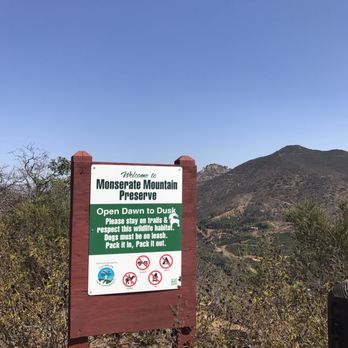 Monserate Mountain Preserve - Hiking Near Me - Fallbrook, California