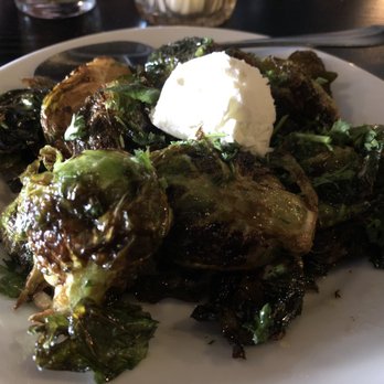 The State - Brussel Sprouts with Goat Cheese / Happy Hour size. - New American Near Me - Redlands, California