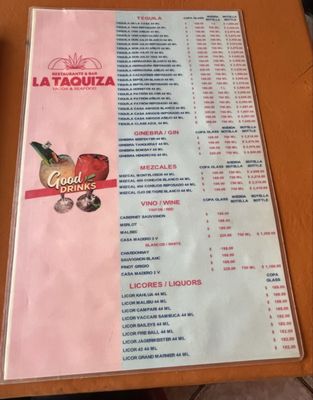 Menu photo 8 La Taquiza Cabo San Lucas, BCS Menu photo 8 La Taquiza Cabo San Lucas, BCS