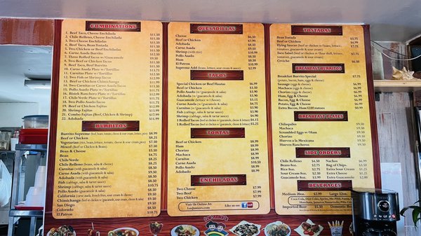 Menu photo 2 Los Junior's Vista, CA