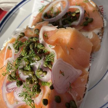 Loveski - Smoked salmon bagel - Delis Near Me - Larkspur, California Loveski - Smoked salmon bagel - Delis Near Me - Larkspur, California