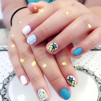 Show Nail - Fruit theme nails for the summer! - Nail Salons Near Me - North El Monte, California