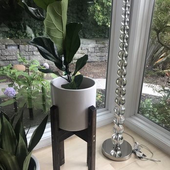 ReCircle Home - Custom made medium size plant stand in an espresso stain. - Home Decor Near Me - Long Beach, California ReCircle Home - Custom made medium size plant stand in an espresso stain. - Home Decor Near Me - Long Beach, California