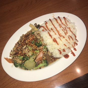 Saigon One - 85. Broccoli chicken rice plate. Asked for extra spicy. - Vietnamese Near Me - Modesto, California Saigon One - 85. Broccoli chicken rice plate. Asked for extra spicy. - Vietnamese Near Me - Modesto, California