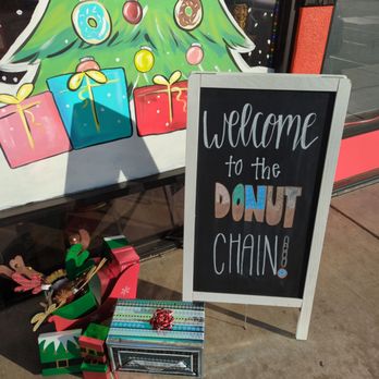 The Donut Chain - Holiday storefront - Donuts Near Me - Placentia, California
