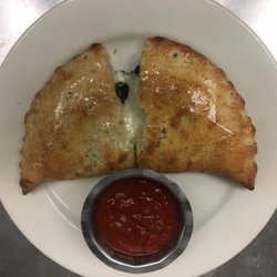 Nonna's - Spinach calzone.