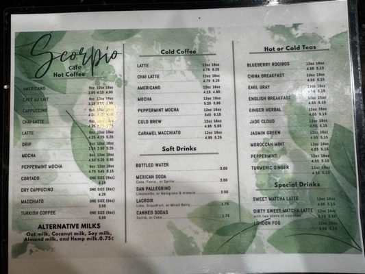 Menu photo 3 Scorpio Cafe Seattle, WA Menu photo 3 Scorpio Cafe Seattle, WA