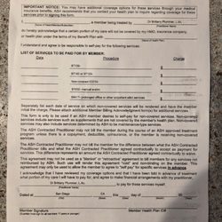 Open Channel Acupuncture & Herbal Medicine - Asked to agree to unlimited unspecified charges by signing this form with blanks for amounts.
