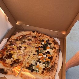 a pizza in a box