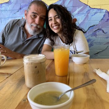 Tumerico - Broccoli, potato, zucchini soup + iced lavender latte & Tumerico lemonade - Vegan Near Me - Tucson, Arizona Tumerico - Broccoli, potato, zucchini soup + iced lavender latte & Tumerico lemonade - Vegan Near Me - Tucson, Arizona