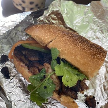 Nguyen’s Kitchen - Vietnamese sandwich with chicken - Asian Fusion Near Me - Charlottesville, Virginia